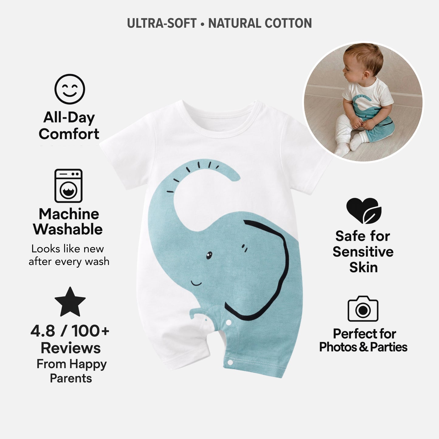 AMA™ Little Jumbo Kids Onesie