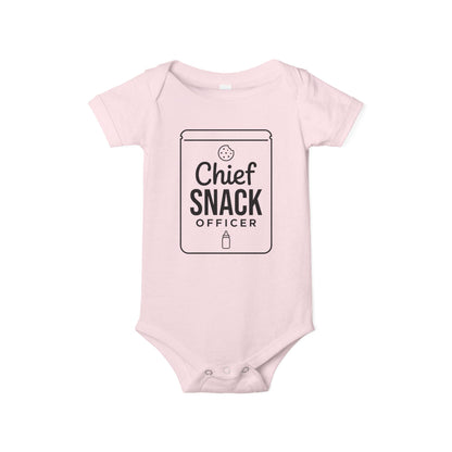 AMA™ "Chief Snack Officer" – Funny Baby Bodysuit