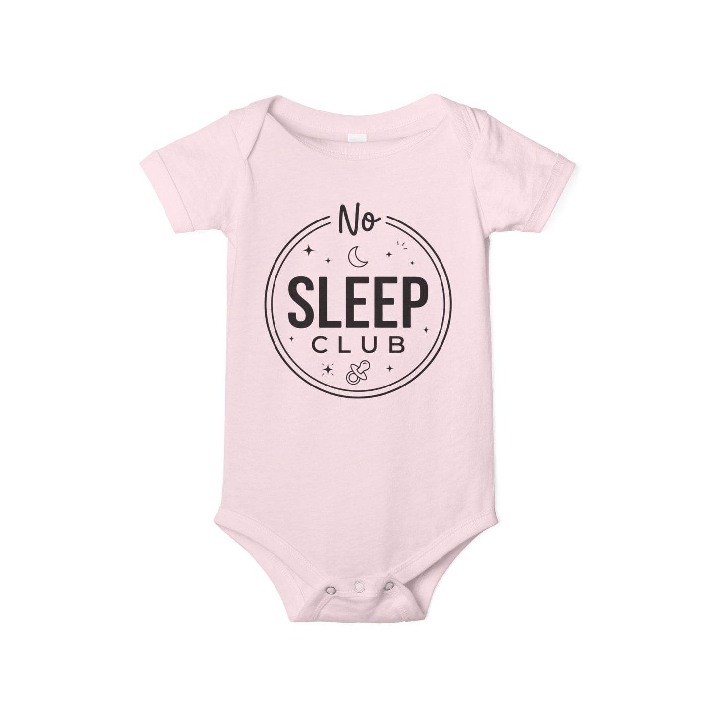 AMA™ "No Sleep Club" – Funny Baby Bodysuit