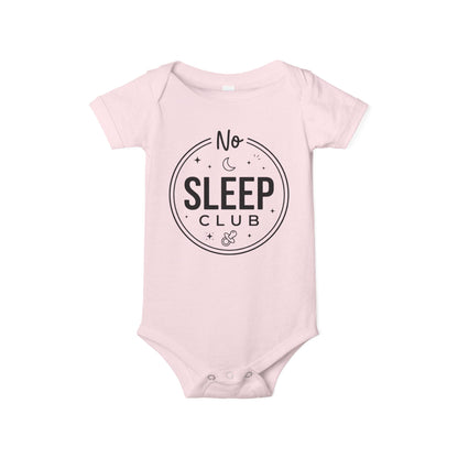 AMA™ "No Sleep Club" – Funny Baby Bodysuit