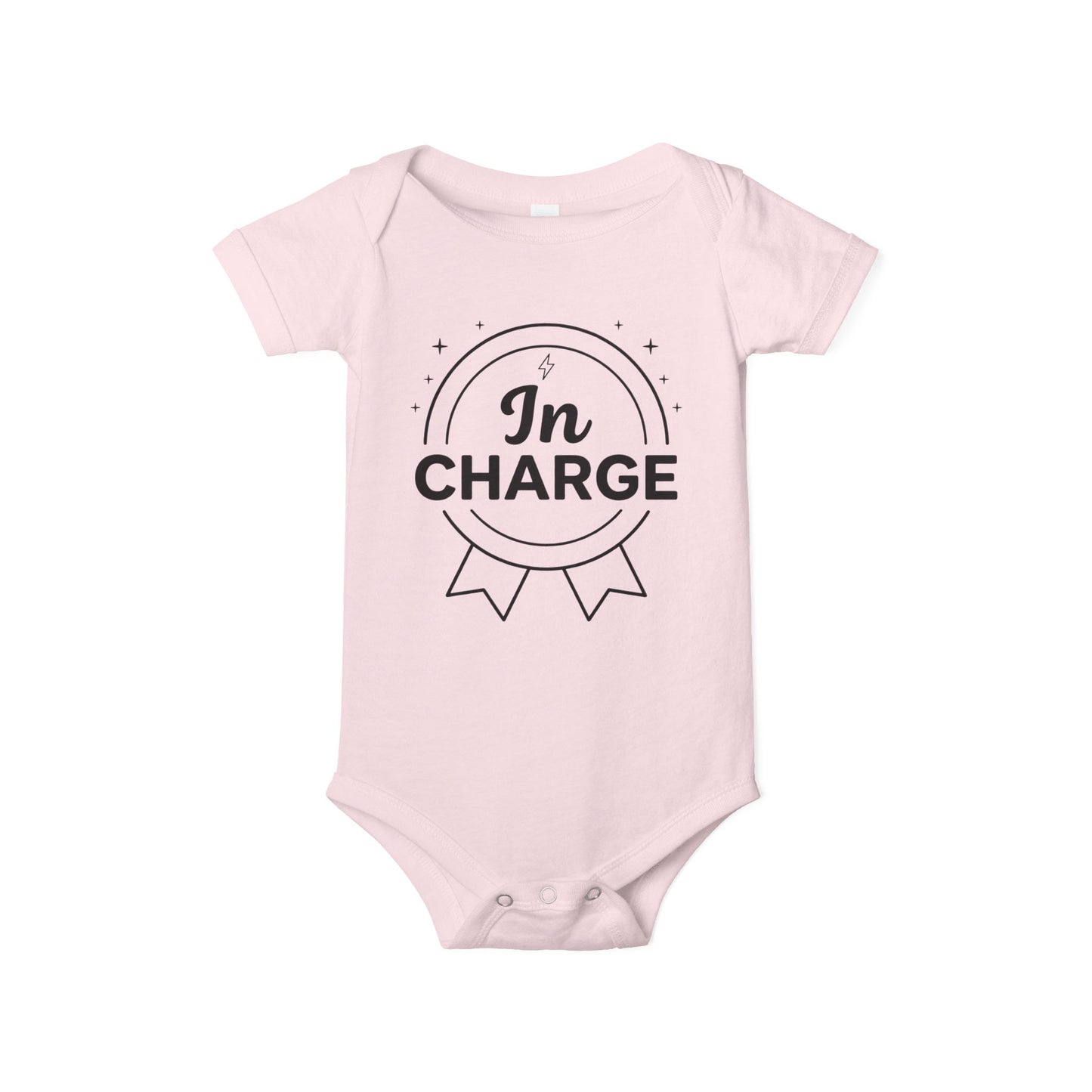AMA™ "In Charge" – Funny Baby Bodysuit