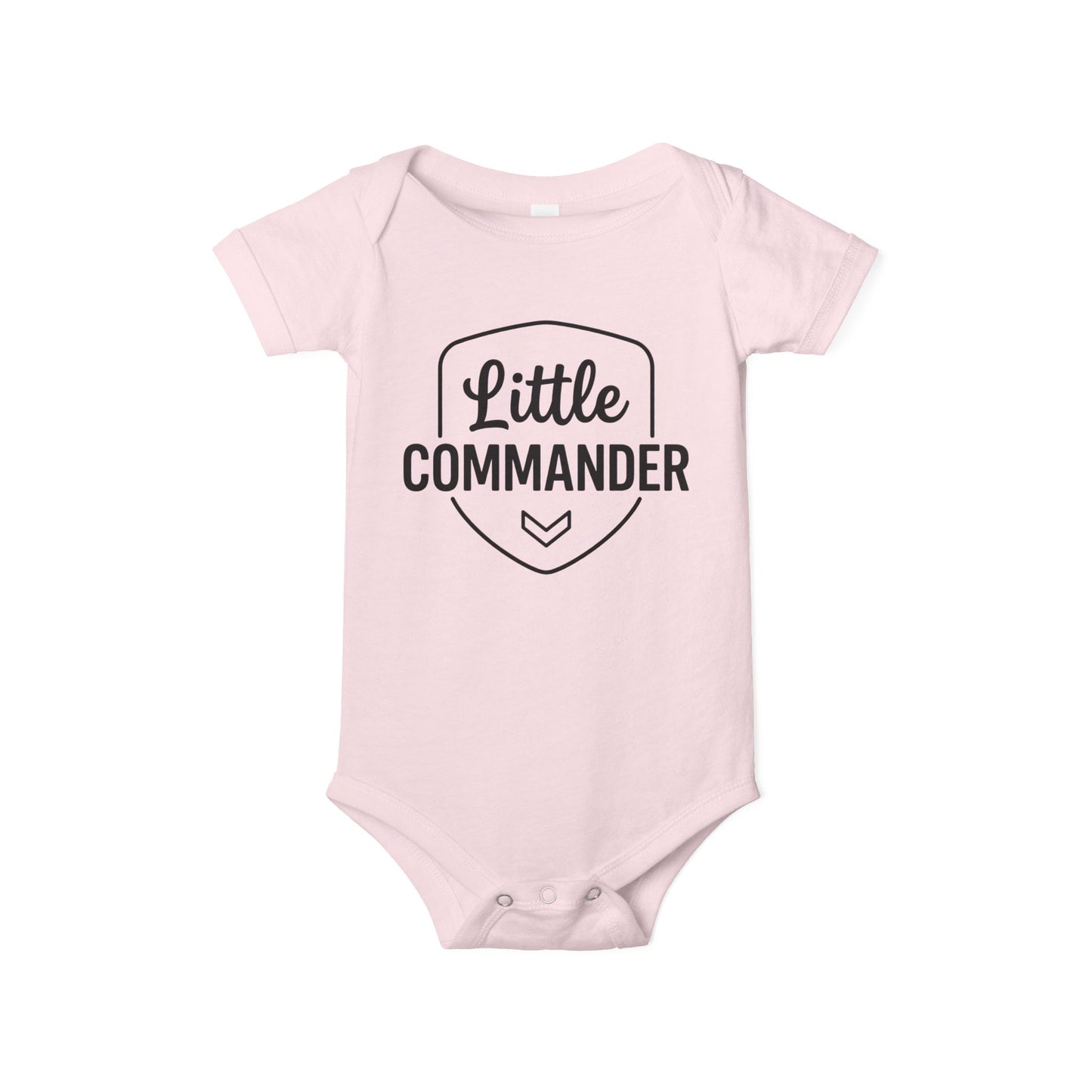 AMA™ "Little Commander" – Funny Baby Bodysuit