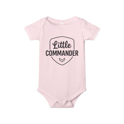 AMA™ "Little Commander" – Funny Baby Bodysuit