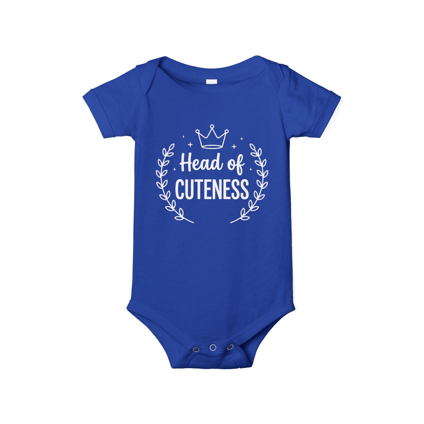 AMA™ "Head of Cuteness" – Funny Baby Bodysuit