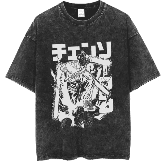 |Chainsaw Man| Denji Saw v1 Vintage T-Shirt