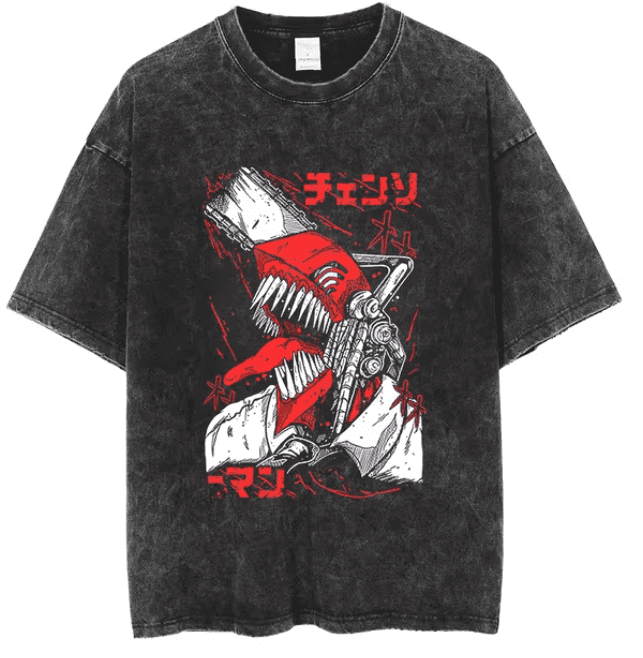 |Chainsaw Man| Denji Saw v22 Vintage T-Shirt