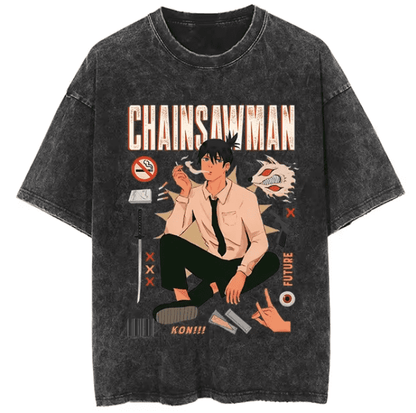 |Chainsaw Man| Aki Hayakawa Vintage T-Shirt