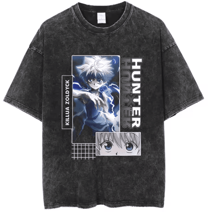 |Hunter x Hunter| Vintage-T-Shirt von Killua Zoldyck