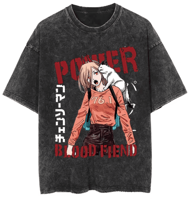 |Chainsaw Man| Power Vintage T-Shirt