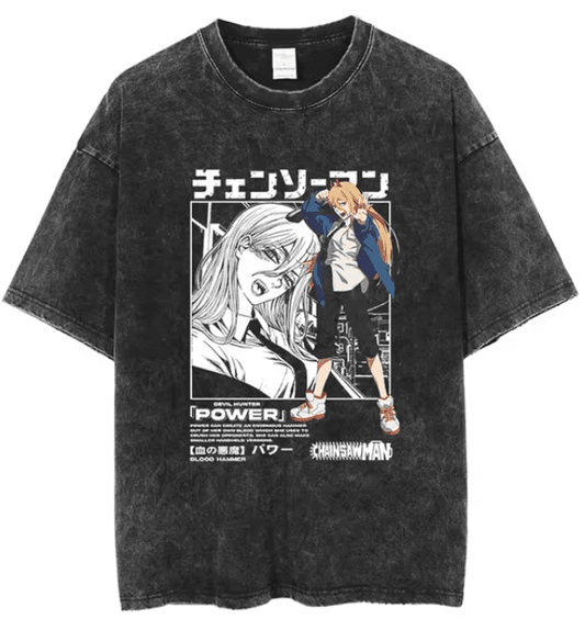 |Chainsaw Man| Power Vintage T-Shirt