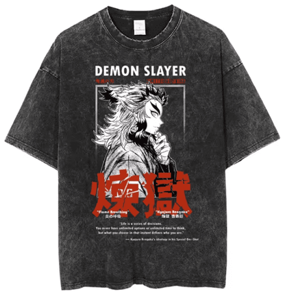 |Demon Slayer| Rengoku Vintage T-Shirt