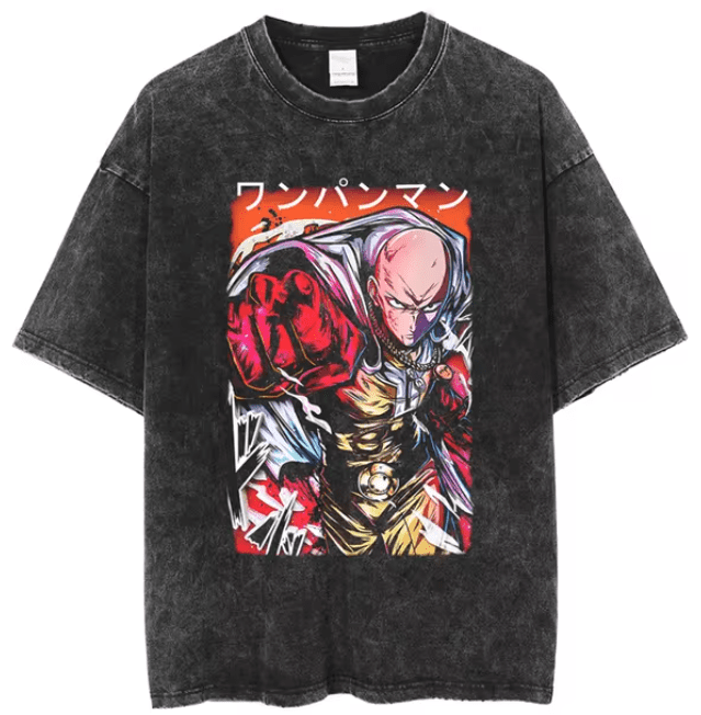 |One-Punch Man| Saitama Punch Vintage T-Shirt