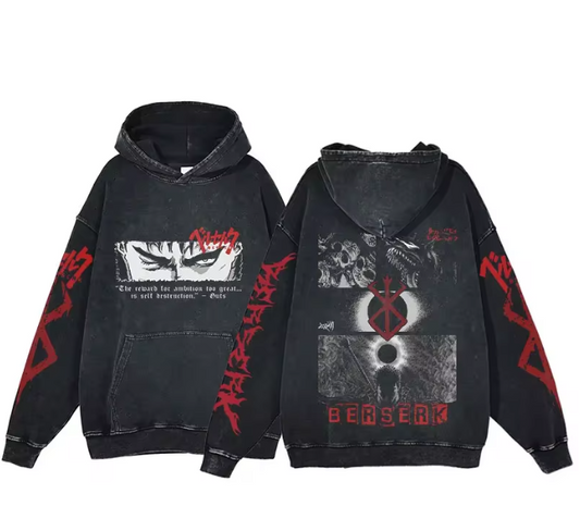 |Berserk| Guts Vintage Hoodie