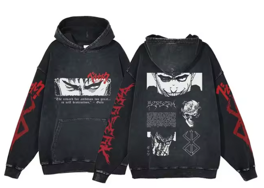 |Berserk| Guts v1 Vintage Hoodie