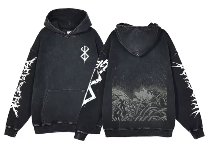 |Berserk| Rain Vintage Hoodie