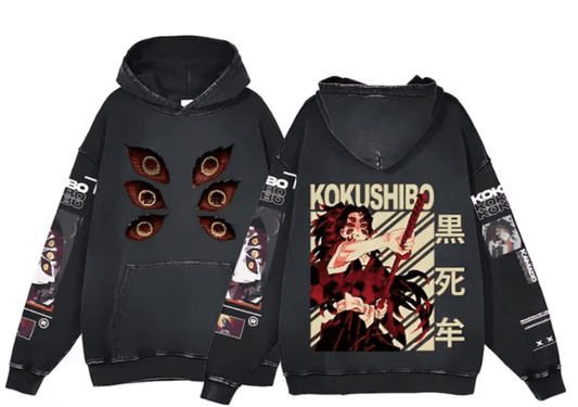 |Demon Slayer| Kokushibo Vintage Hoodie