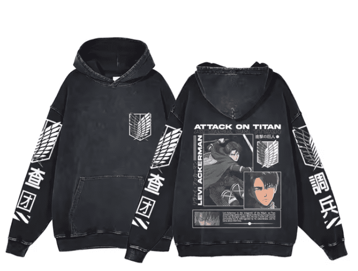 |AoT| Levi Vintage Hoodie