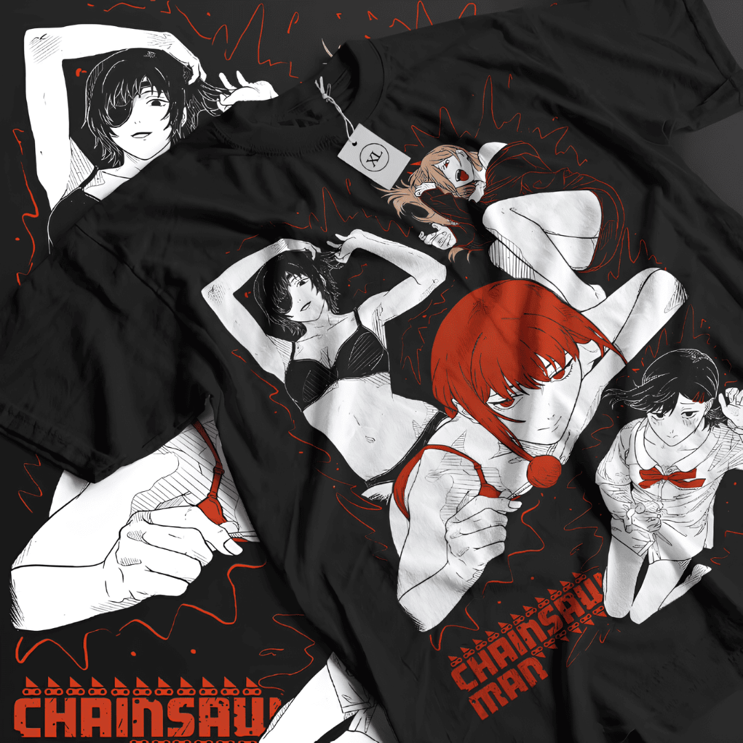 |Spicy| Chainsaw quarter T-Shirt