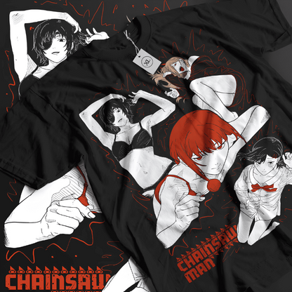 |Spicy| Chainsaw quarter T-Shirt