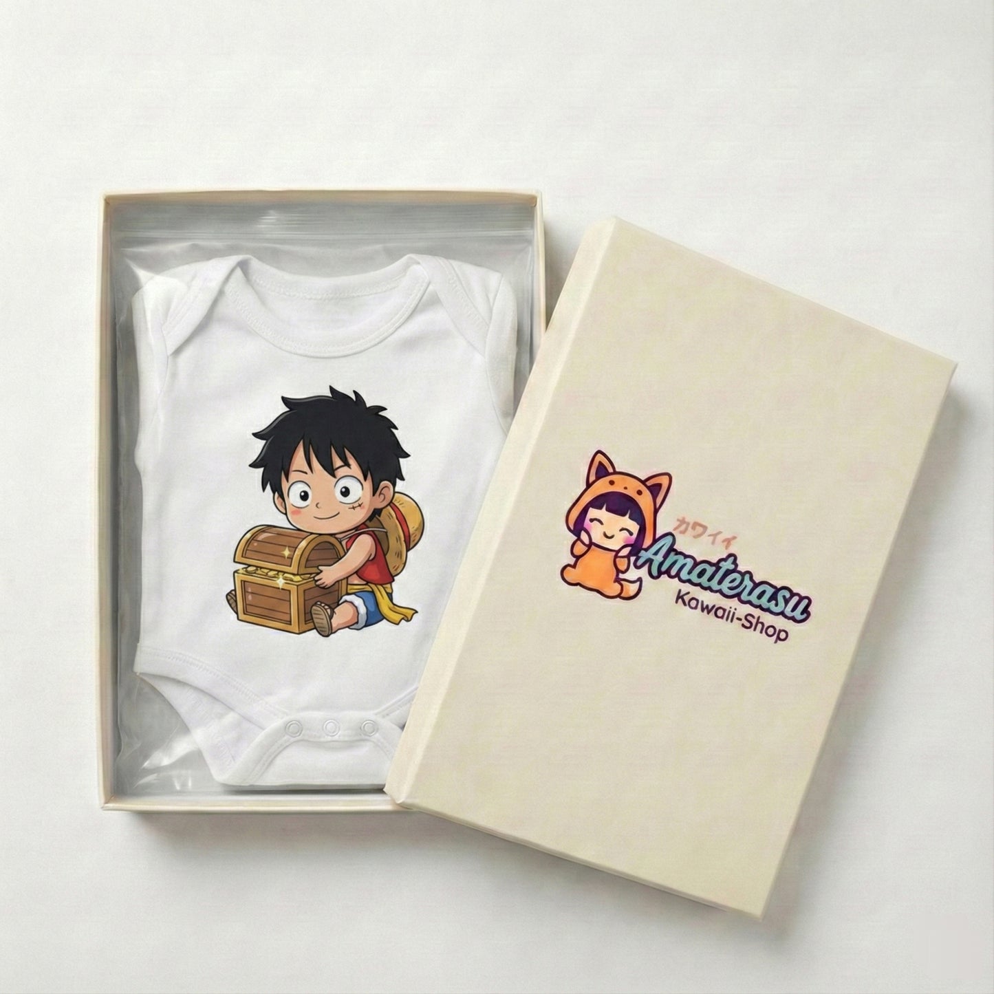 AMA™ Сhibi Luffy Kids Bodysuit