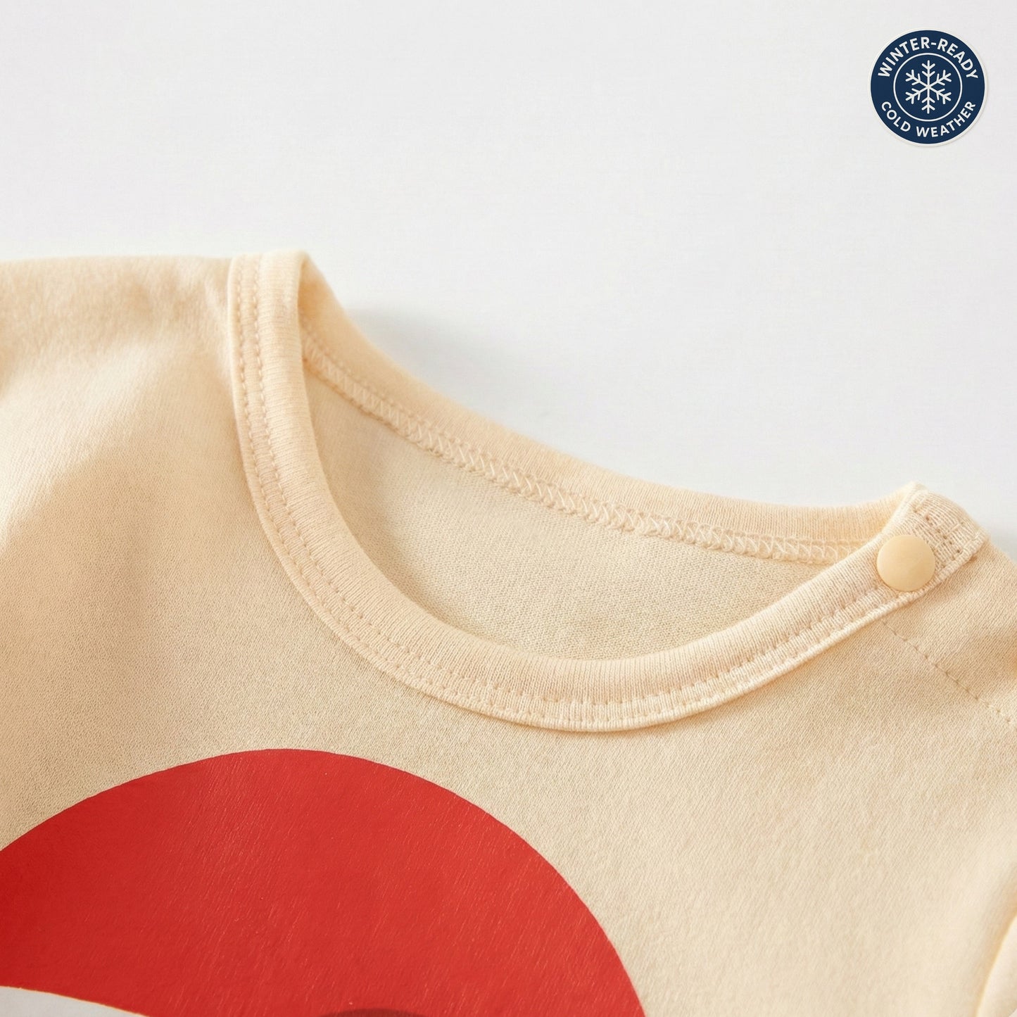 AMA™Pom-Pom Santa Stripe Romper