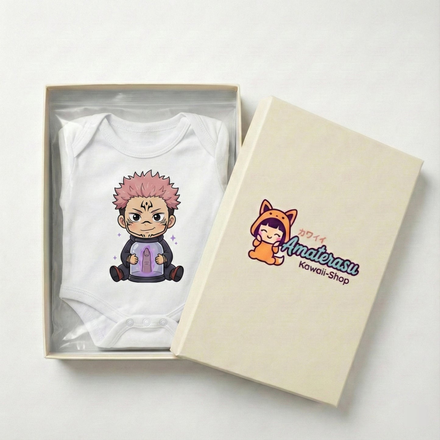 AMA™ Сhibi Sukuna Kids Bodysuit