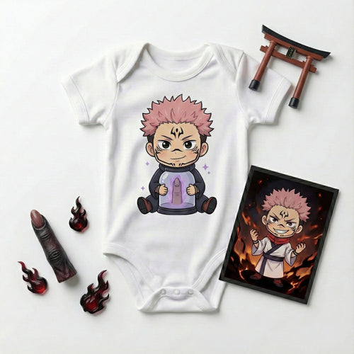AMA™ Сhibi Sukuna Kids Bodysuit
