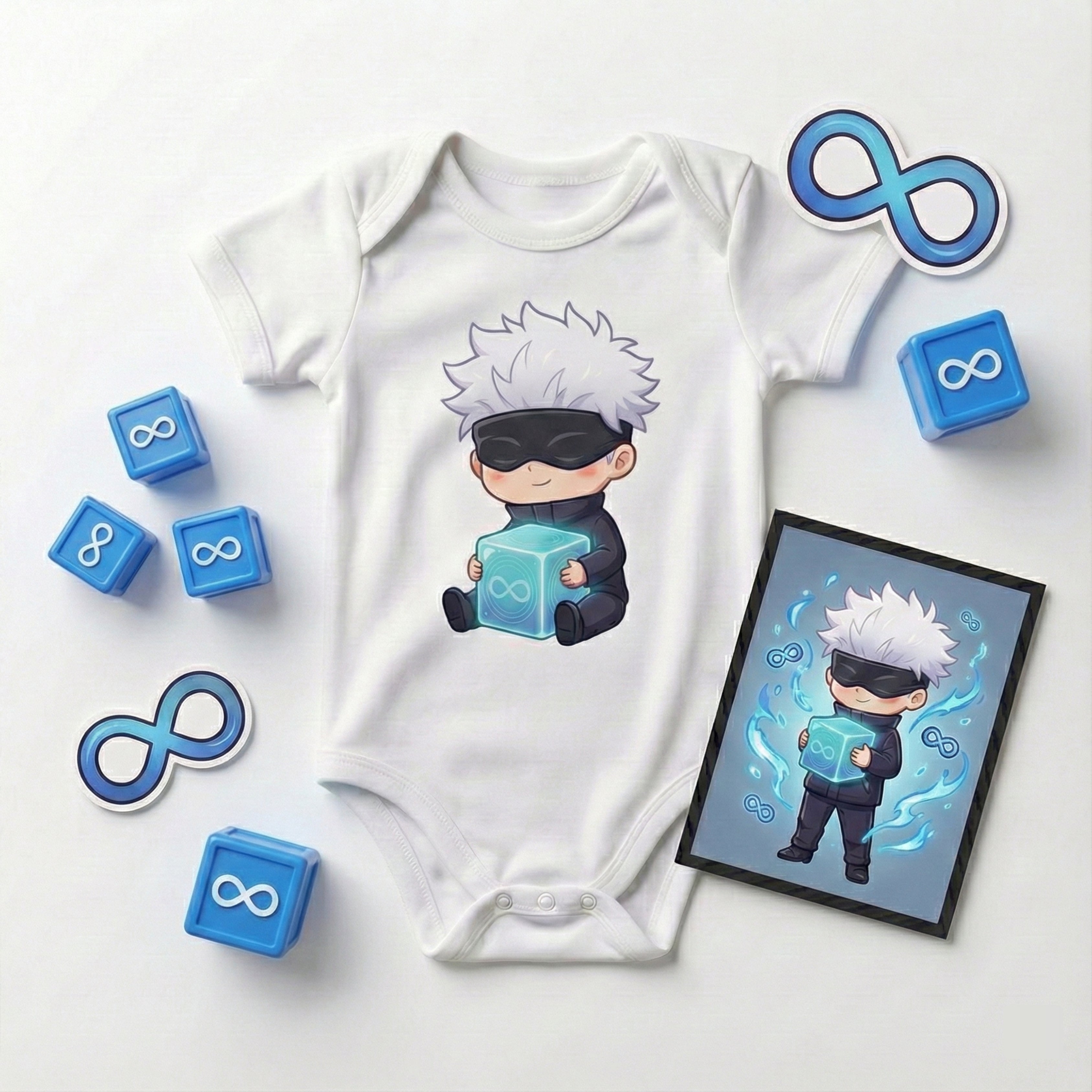 AMA™ Сhibi Gojo Kids Bodysuit