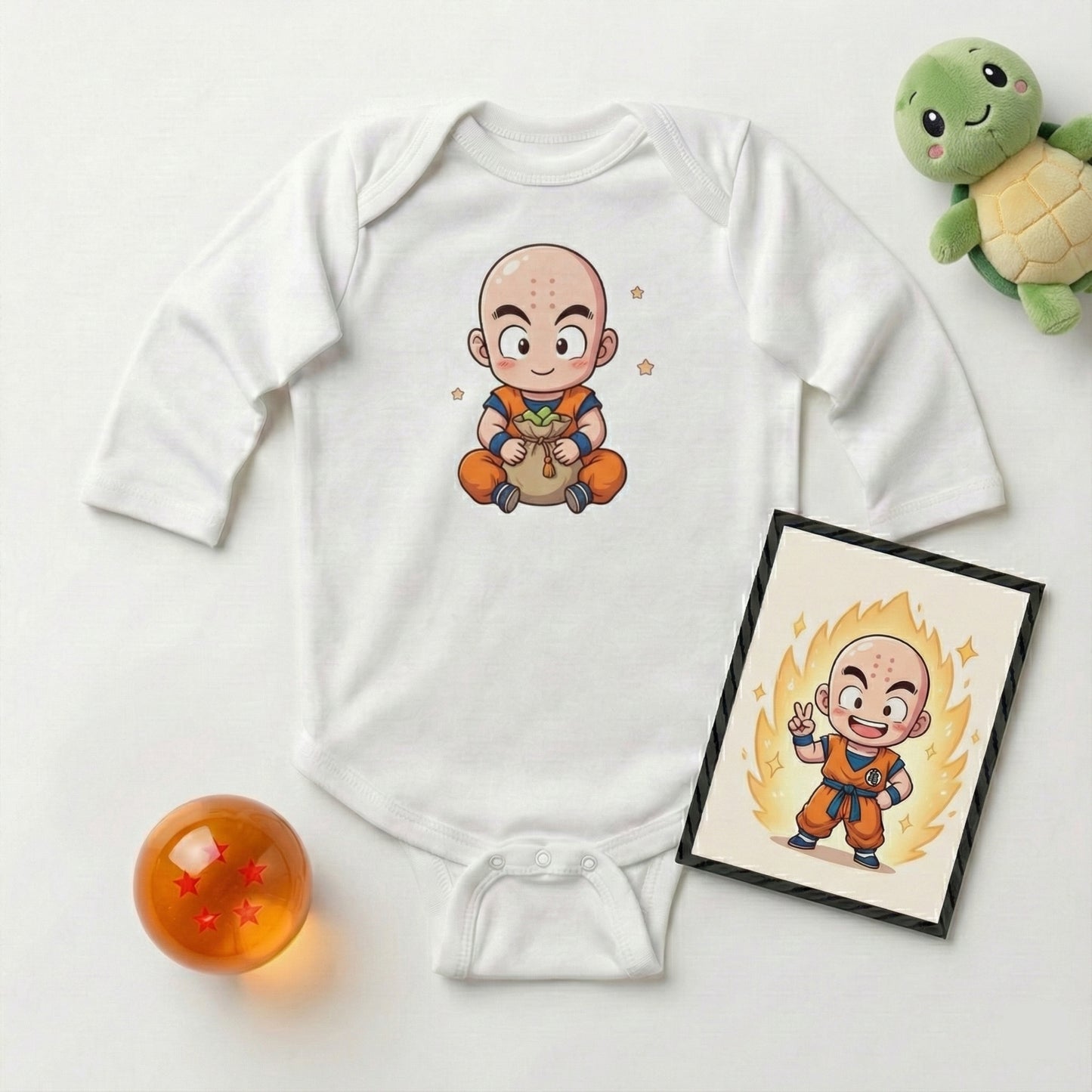 AMA™ Сhibi Krillin Kids Bodysuit
