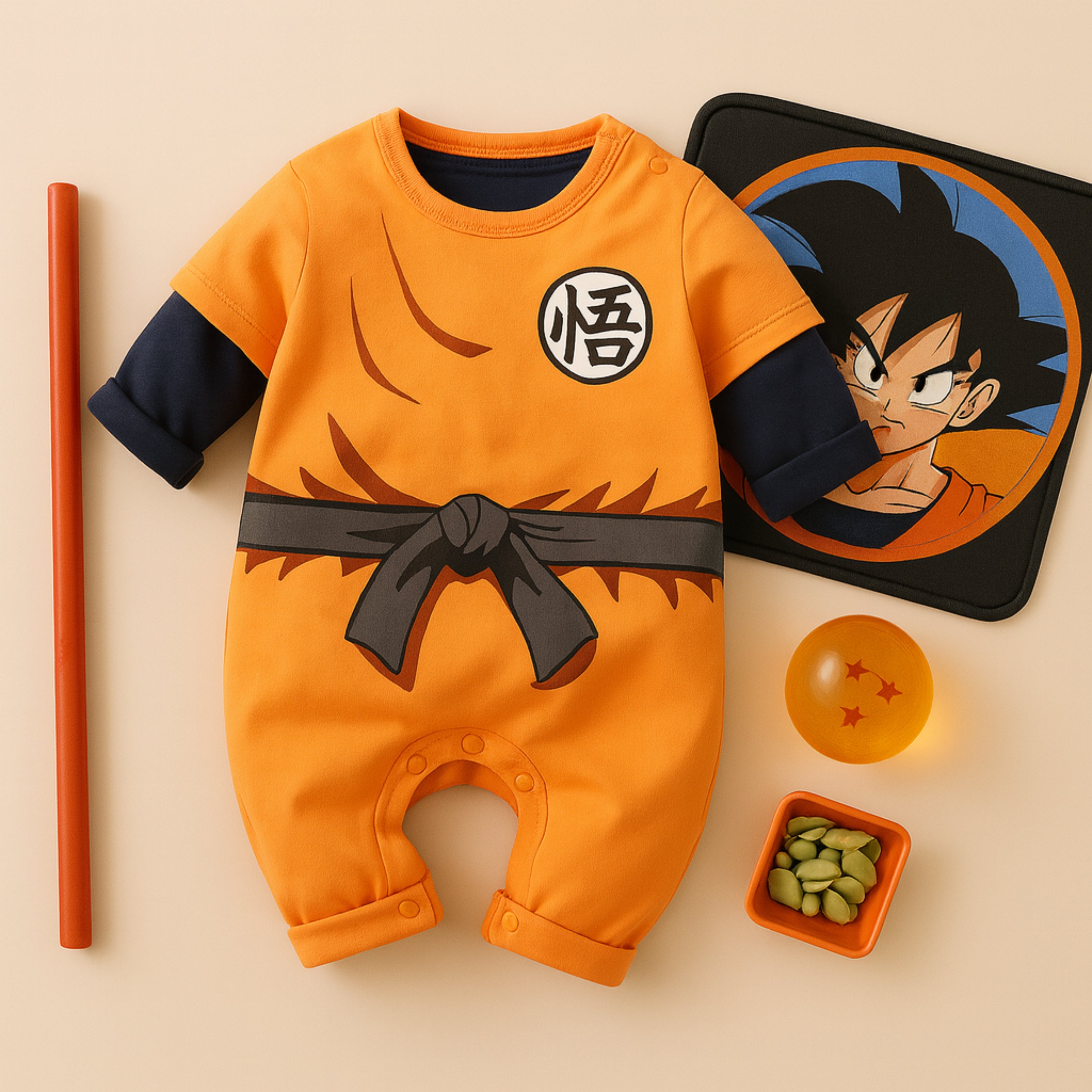 AMA™ Little Goku Fullcover Kids Onesie