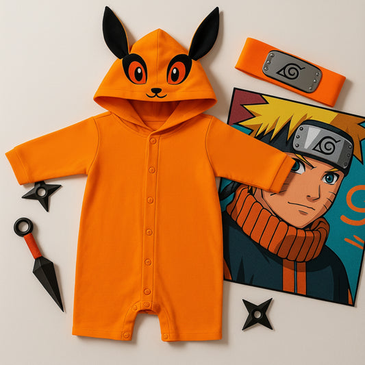 AMA™ Little Kurama Fullcover Kids Onesie