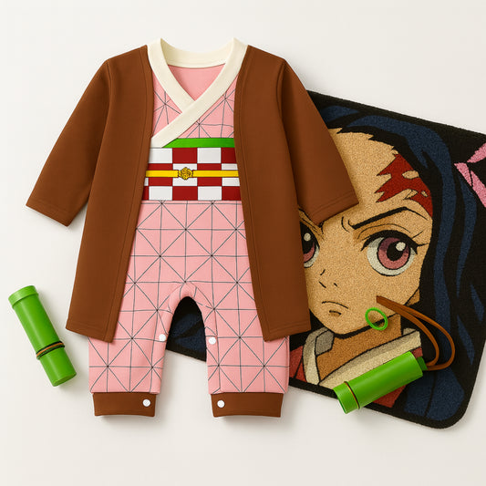 AMA™ Little Nezuko Fullcover Kids Onesie