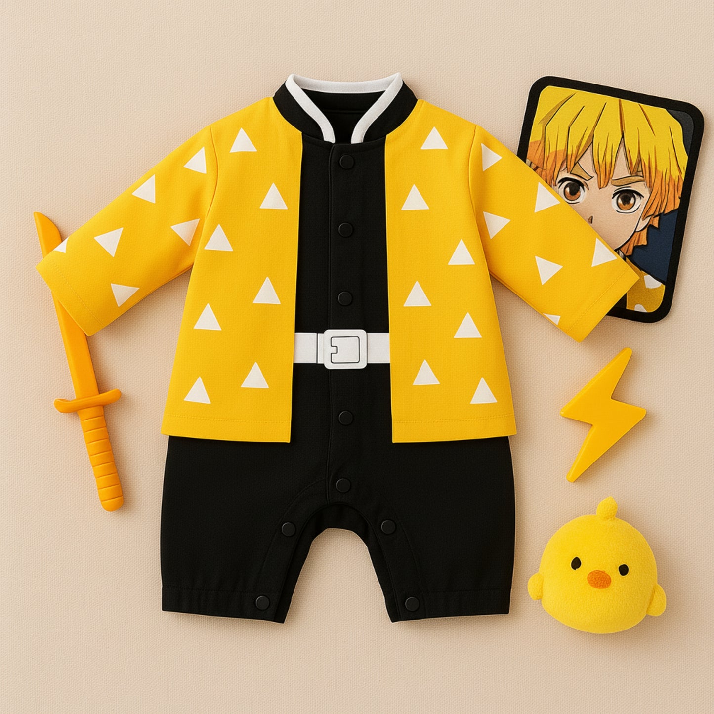 AMA™ Little Zenitsu Fullcover Kids Onesie