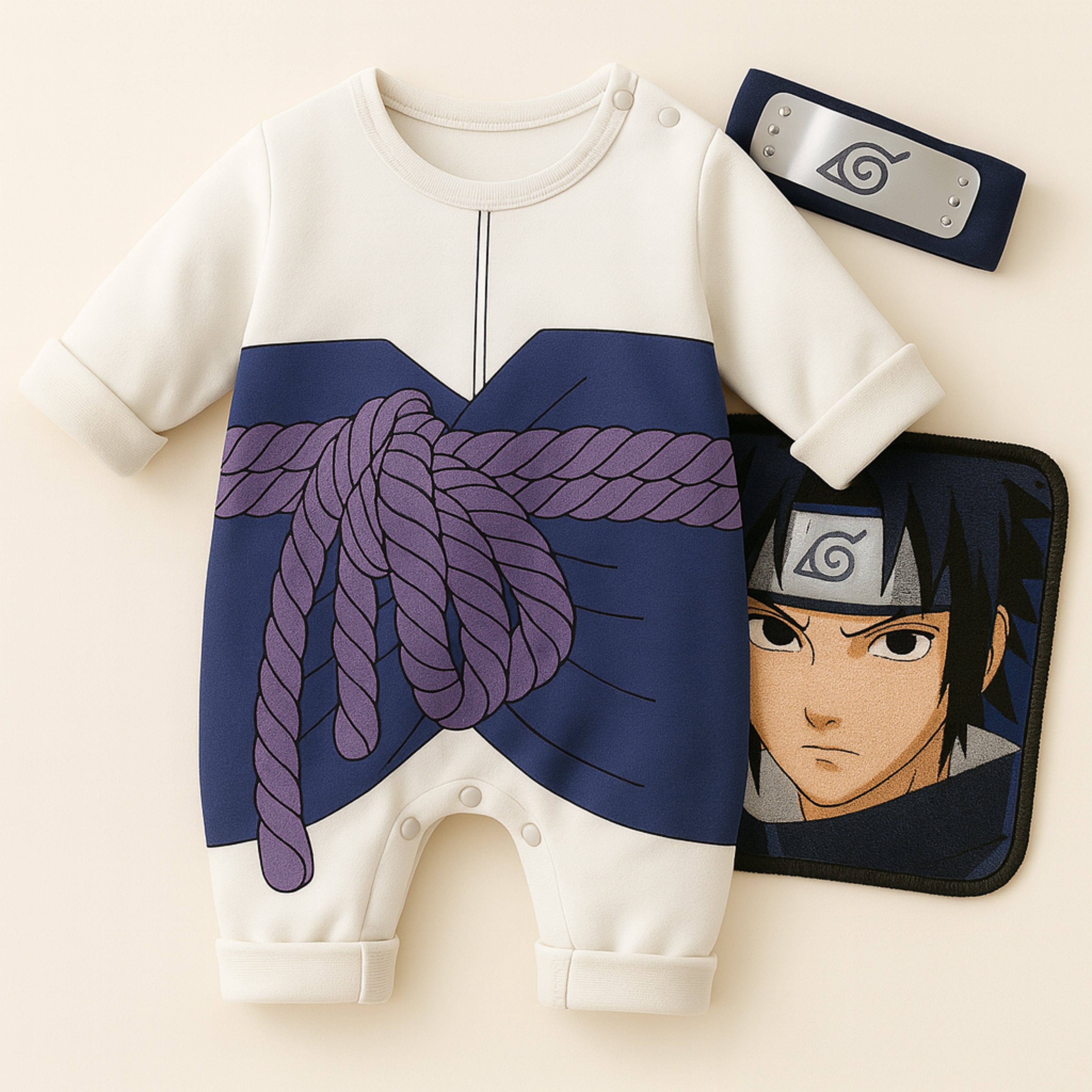AMA™ Little Sasuke Kids Onesie