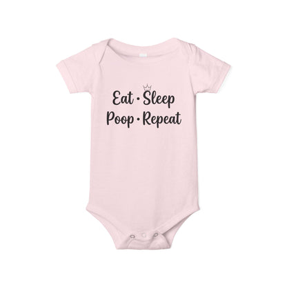 AMA™ "Eat Sleep Poop Repeat" – Funny Baby Bodysuit