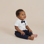 AMA™ Little Sailor Gentleman Kids Romper