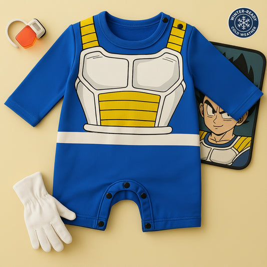AMA™ Little Vegeta Fullcover Kids Onesie