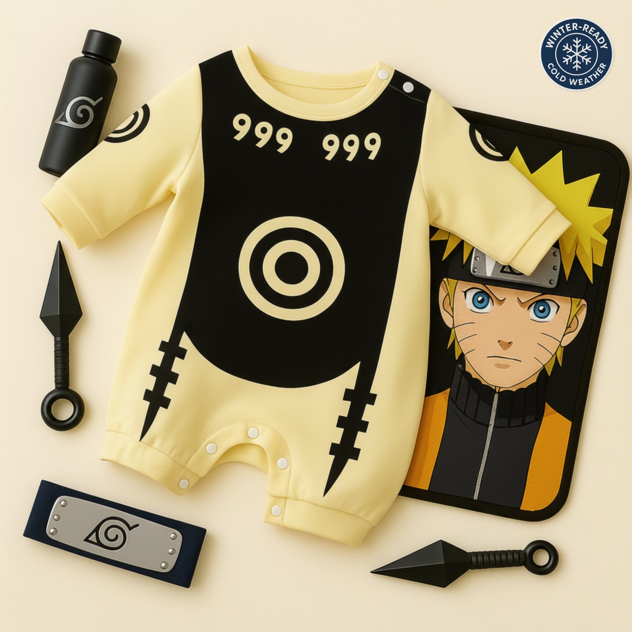 AMA™ Little Naruto Fullcover Kids Onesie