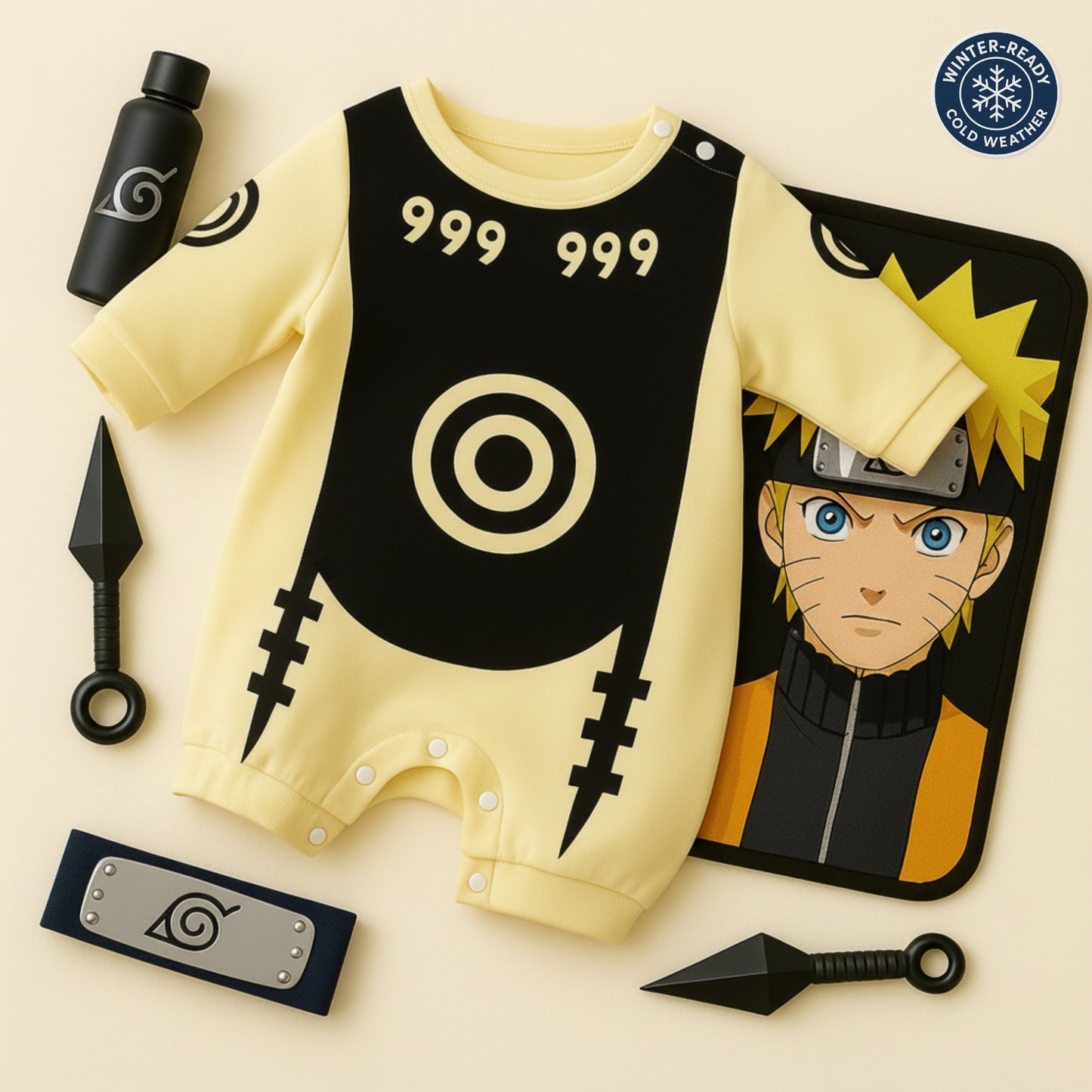 AMA™ Little Naruto Fullcover Kids Onesie