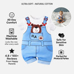 AMA™ Little Denim Bear Kids Romper