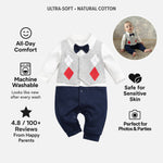 AMA™ Little Argyle Gentleman Kids Romper