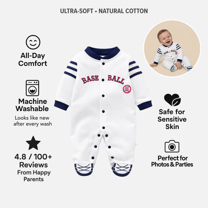 AMA™ Little Baseball Champ Kids Onesie