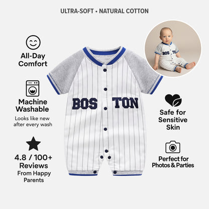AMA™ Little Boston Slugger Kids Onesie