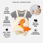 AMA™ Little Sunny Dino Kids Romper