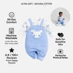 AMA™ Little Blue Bunny Kids Romper