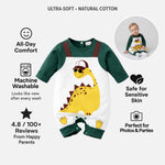 AMA™ Little Dino Explorer Kids Romper