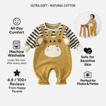 AMA™ Little Giraffe Charm Kids Romper