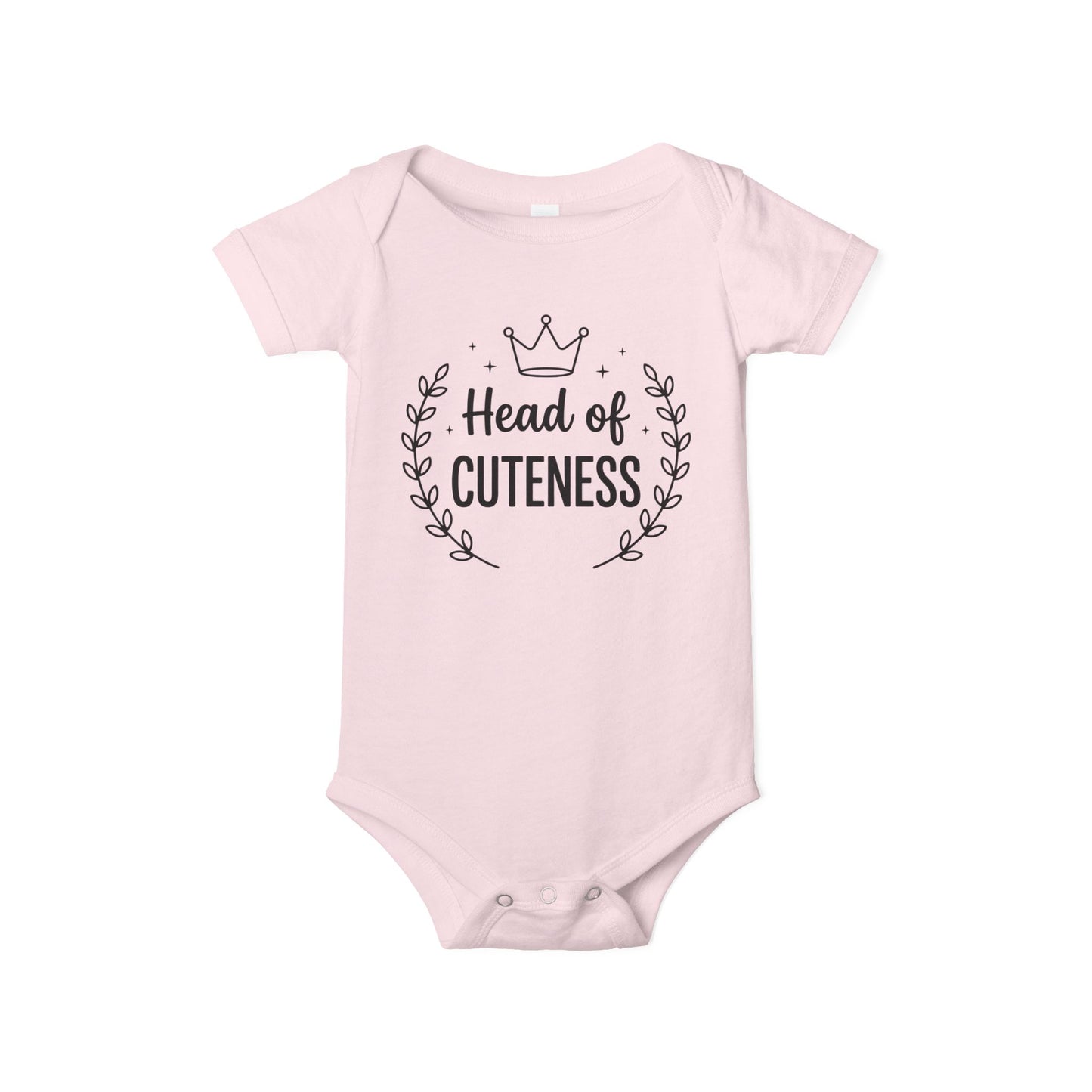 AMA™ "Head of Cuteness" – Funny Baby Bodysuit