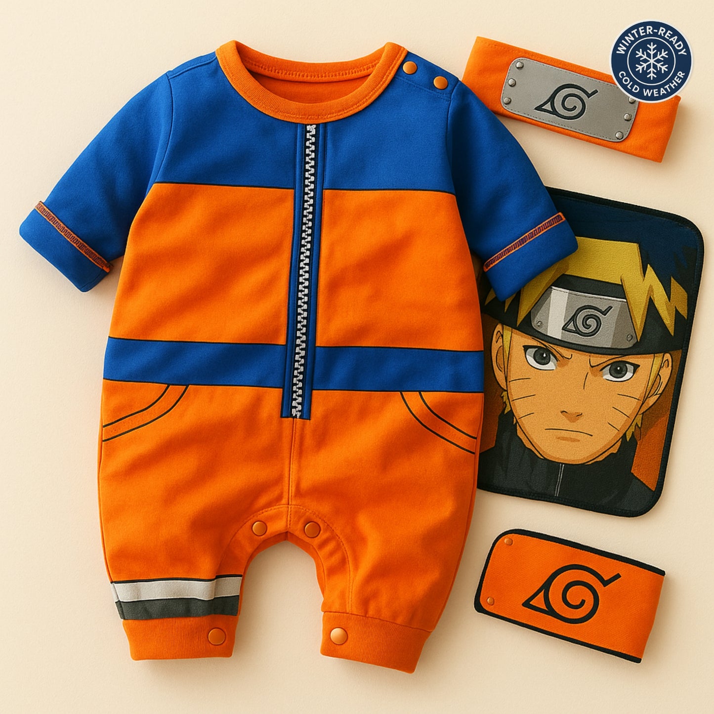 AMA™ Little Uzumaki Fullcover Kids Onesie