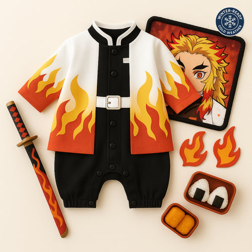 AMA™ Little Rengoku Fullcover Kids Onesie